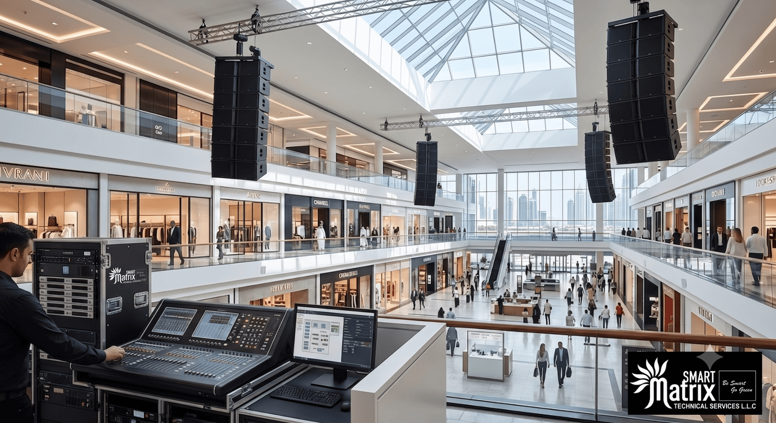 Public Address System Dubai | PA & Sound System Installation | Smart Matrix